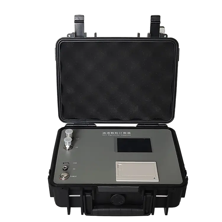 Monitor kebersihan minyak mudah alih